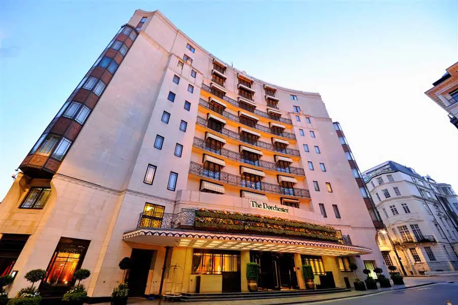 Photo of the Dorchester in London, UK. Photo of the five star hotel Dorchester in London, UK.